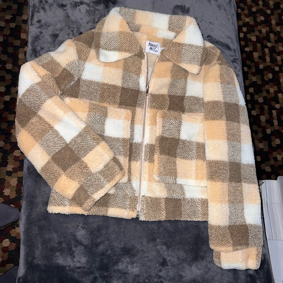 Princess Polly Doria Jacket in Beige Size 0 - Picture 8 of 16